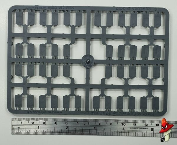 American Style Grave stones  Renedra set (b) wargames scenery 1 x sprue - Image 6