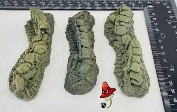 Sand bag Barricades Javis 3 pack 28mm Scale wargames scenery BZSBBAR - Image 5