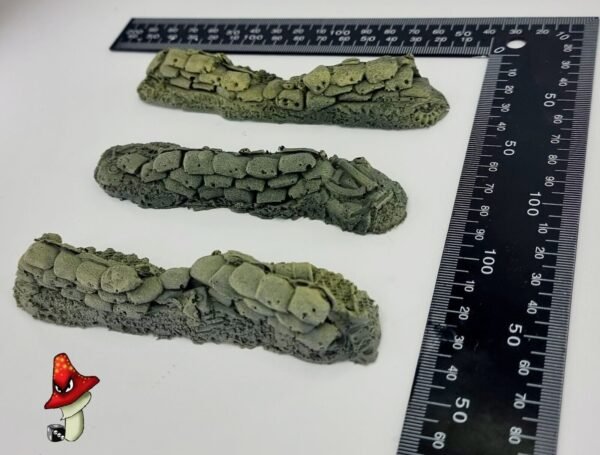 Sand bag Barricades Javis 3 pack 28mm Scale wargames scenery BZSBBAR - Image 9