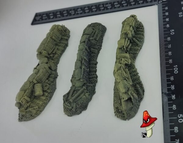 Sand bag Barricades Javis 3 pack 28mm Scale wargames scenery BZSBBAR - Image 11