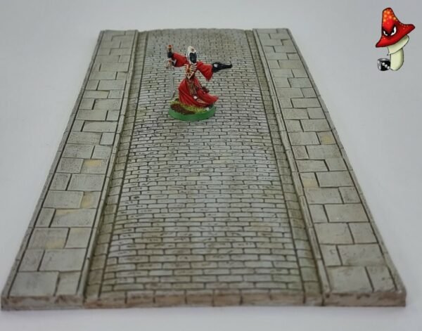 Cobblestone Resin Straight Road Section, 28mm scale wargames scenery Bolt action - Image 2