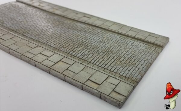 Cobblestone Resin Straight Road Section, 28mm scale wargames scenery Bolt action - Image 5