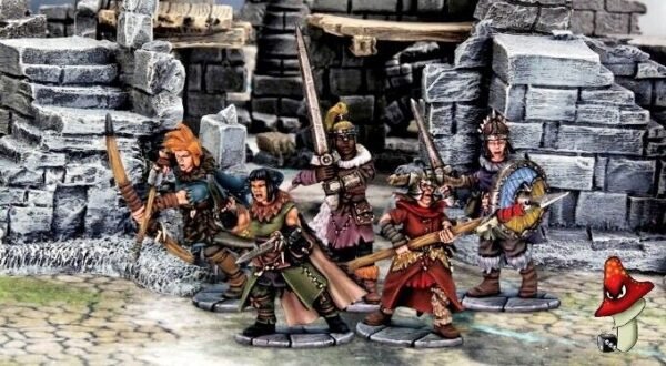 Female Barbarians II Plastic Sprue unboxed (Frostgrave)  FGVP10 28mm 1/56 scale - Image 3