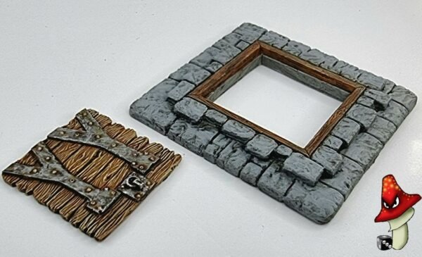 Dungeon Trap Door 28mm scale Wargames Warhammer 40k Scenery Terrain Base & Door - Image 4