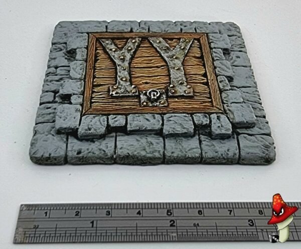 Dungeon Trap Door 28mm scale Wargames Warhammer 40k Scenery Terrain Base & Door - Image 5