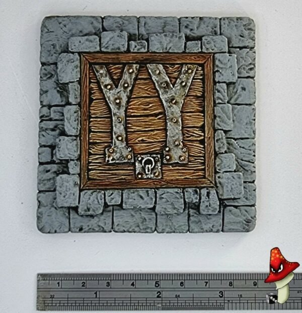 Dungeon Trap Door 28mm scale Wargames Warhammer 40k Scenery Terrain Base & Door - Image 6