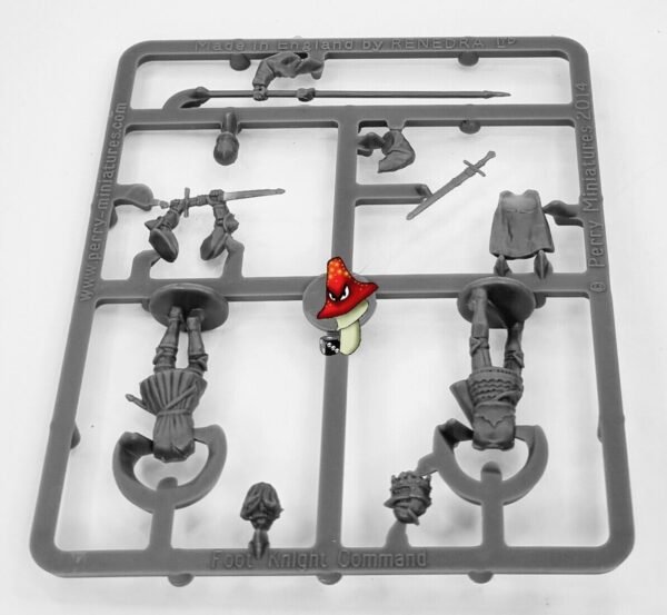 Perry Miniatures Foot Knights 1450-1500 1 x Command sprue 28mm figures unboxed - Image 6