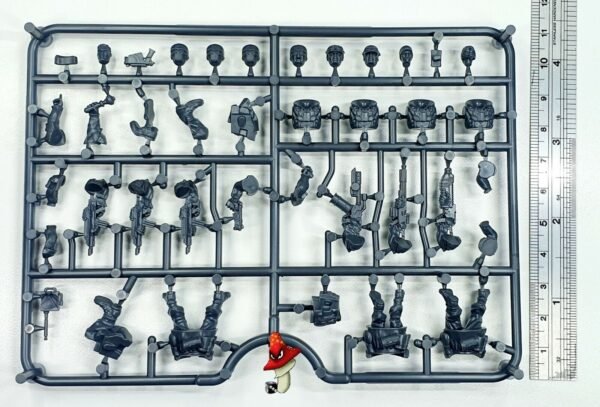 Raumjager Infantry Wargames Atlantic 28mm 1/56 scale 1 sprue unboxed 40k scifi - Image 2