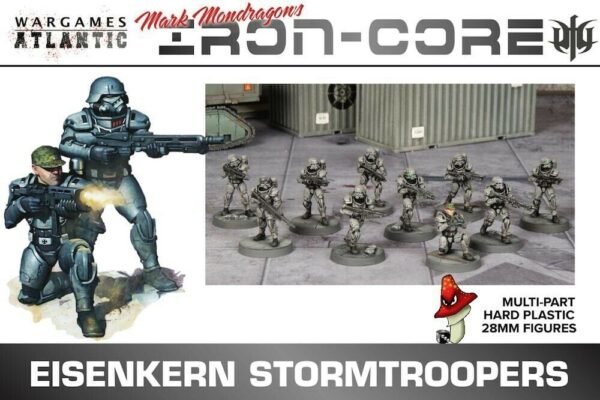 Eisenkern Stormtroopers Wargames Atlantic 28mm 1/56 scale 1 sprue unboxed