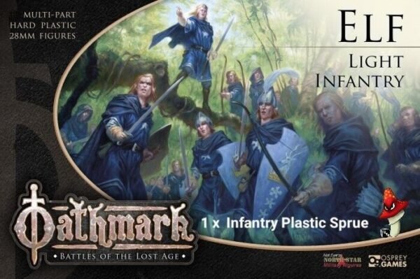 Oathmark Elf Light Infantry 1/56 28mm 1 x Sprue loose unbox fantasy DnD