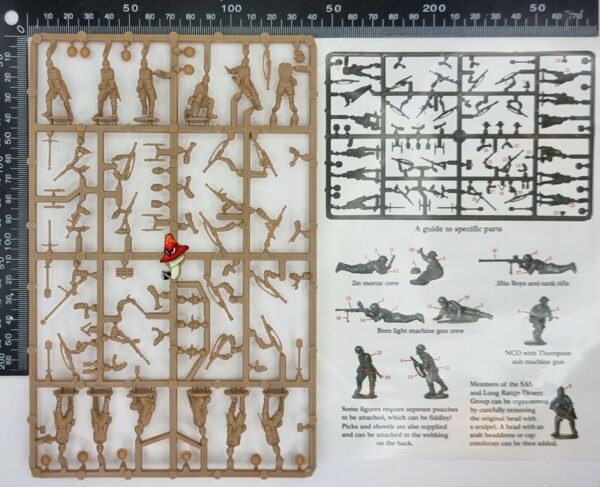 Perry Miniatures WWII Desert Rats 1 x Infantry Plastic Sprue 28mm scale wargames - Image 2