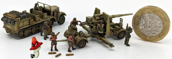 Victrix German 88mm Gun and Sd.Kfz.7 12mm 1:144 scale WWII 1 x sprue Set - Image 10