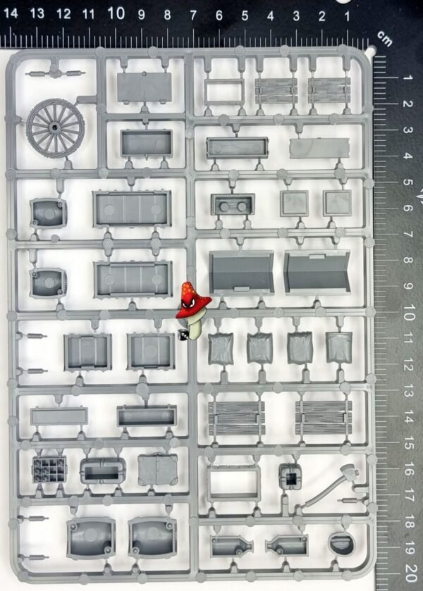 Street Scatter Scenery 28mm 1/56 scale 1 sprue Great Escape Games Western - Image 2