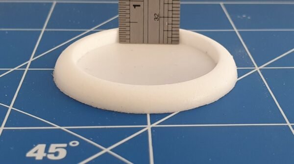 5 x 40mm DS Hollow Recessed Blank Round Resin Bases, - Image 2