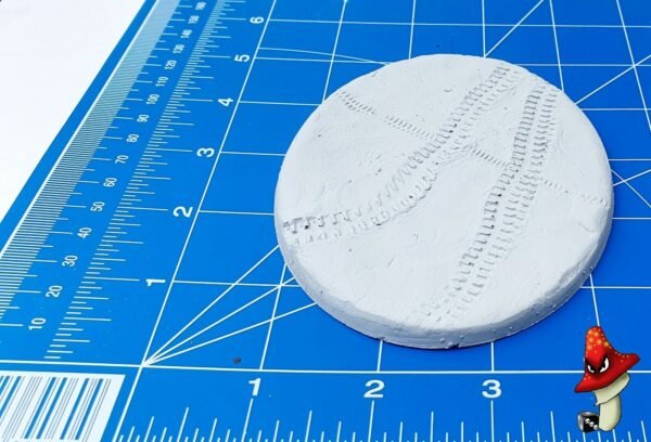 120mm Tire Track, Oval Resin Base,40k sci-fi battlefield scenic base - Image 7