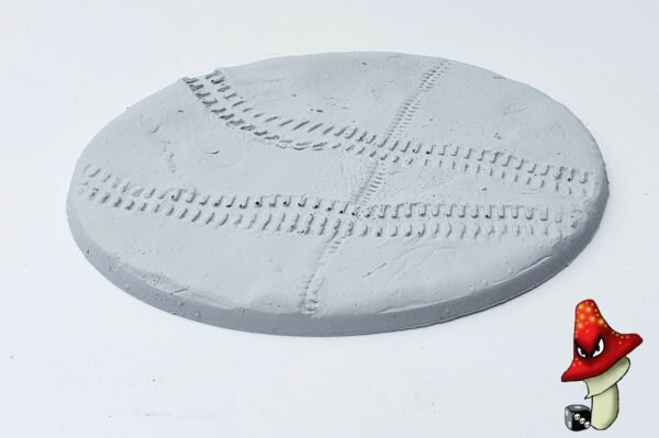 120mm Tire Track, Oval Resin Base,40k sci-fi battlefield scenic base - Image 10