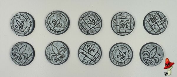 28.5mm resin bases, sisters battle, sororitas, ruined sanctuary, inquisition 40k - Image 3