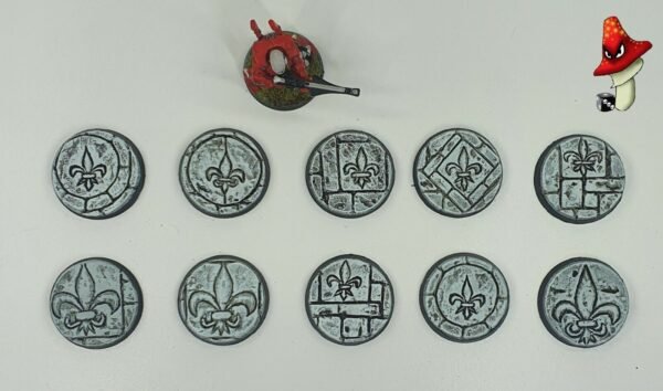 28.5mm resin bases, sisters battle, sororitas, ruined sanctuary, inquisition 40k - Image 4