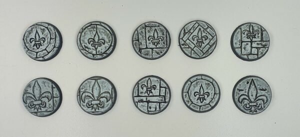 28.5mm resin bases, sisters battle, sororitas, ruined sanctuary, inquisition 40k - Image 6