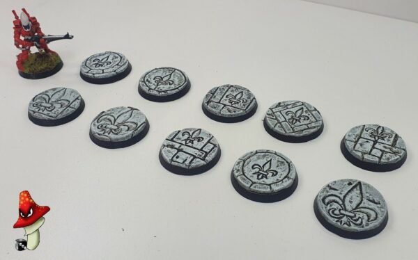 28.5mm resin bases, sisters battle, sororitas, ruined sanctuary, inquisition 40k - Image 8