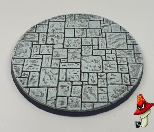 100mm Round Paved Dungeon / Temple Scenic Resin Base Warhammer 40K D&D fantasy - Image 10