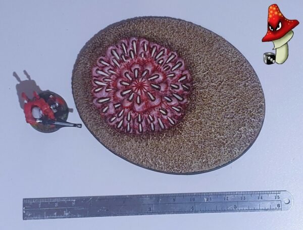 PitBeast 120mm Oval Resin Base scenic tyranid 40k wargames genestealer Mawpit - Image 6