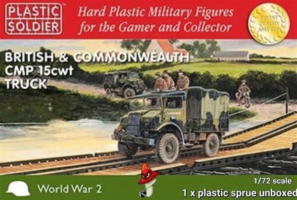 1/72 WW2 British & Commonwealth CMP Plastic Soldier Company 1 x sprue unboxed