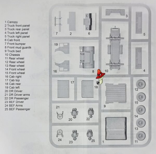 1/72 WW2 British & Commonwealth CMP Plastic Soldier Company 1 x sprue unboxed - Image 6