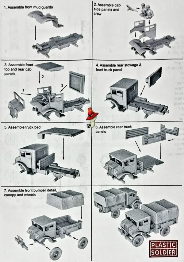 1/72 WW2 British & Commonwealth CMP Plastic Soldier Company 1 x sprue unboxed - Image 7