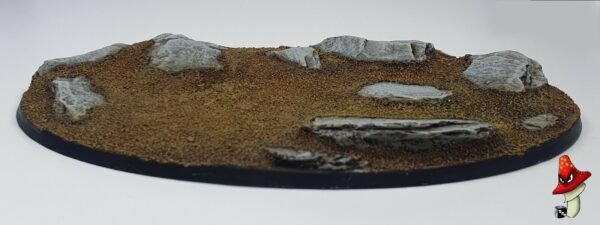 Rock Slate 170mm Oval resin base scenic 40k Warhammer wargames scenery - Image 8