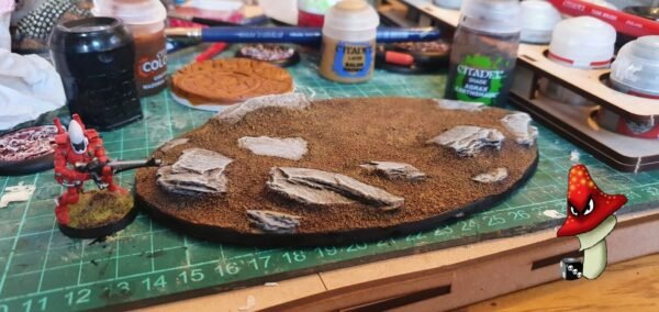 Rock Slate 170mm Oval resin base scenic 40k Warhammer wargames scenery - Image 11