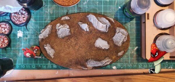 Rock Slate 170mm Oval resin base scenic 40k Warhammer wargames scenery - Image 12