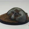 1 x 60mm Ruined Buddha Head Round Resin Base  Warhammer 40k Sigmar ancient AoS - Image 4