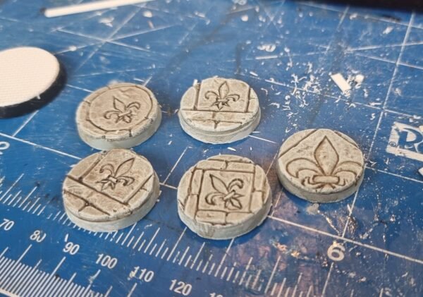 25mm resin bases, sisters battle, sororitas, ruined sanctuary, inquisition 40k, - Image 6