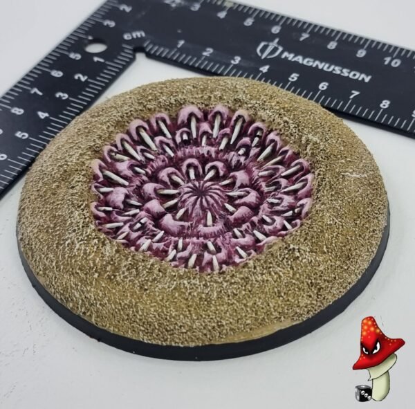 PitBeast 100mm Round Resin Base scenic tyranid 40k wargames genestealer Mawpit - Image 2