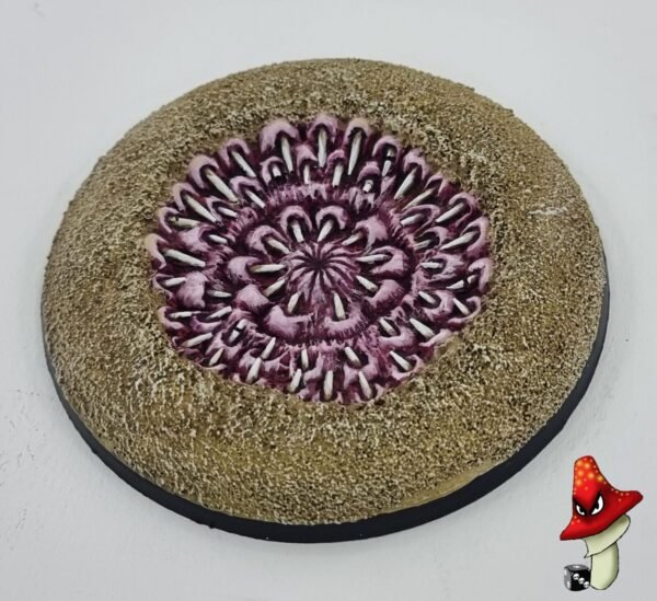 PitBeast 100mm Round Resin Base scenic tyranid 40k wargames genestealer Mawpit - Image 5