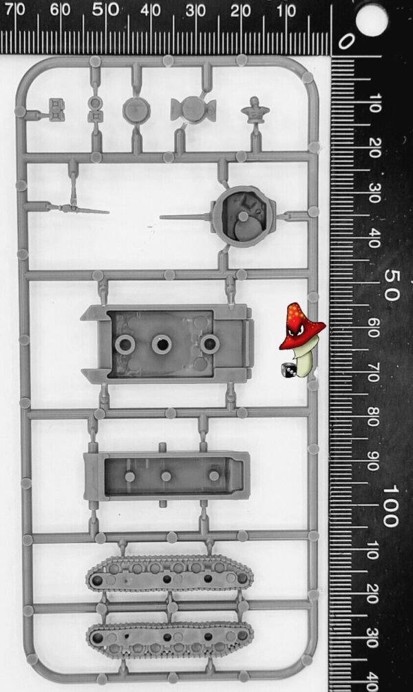 Victrix Sherman M4A3 75mm WWII 1 x plastic sprue loose 12mm 1:144 scale VG12002 - Image 3