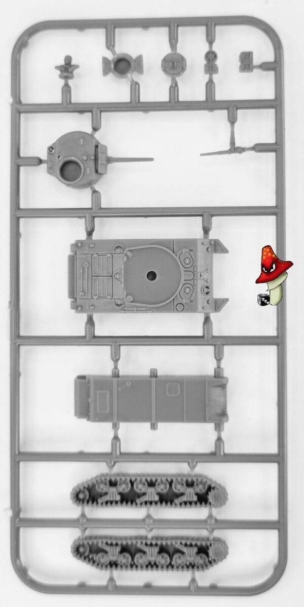 Victrix Sherman M4A3 75mm WWII 1 x plastic sprue loose 12mm 1:144 scale VG12002 - Image 9