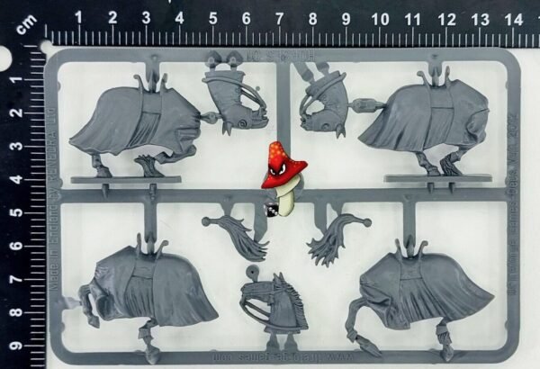 Medieval Barded Horses Fireforge Games 28mm 1/56 1 x Sprue Unboxed