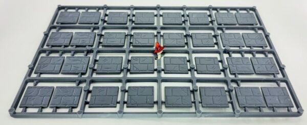 64 20mm x 20mm Paved Effect Bases Wargaming Plastic Bases Renedra - Image 6