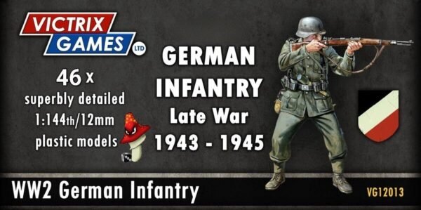 Victrix German Infantry & Heavy Weapons 12mm 1:144 scale WWII 2 x sprues loose