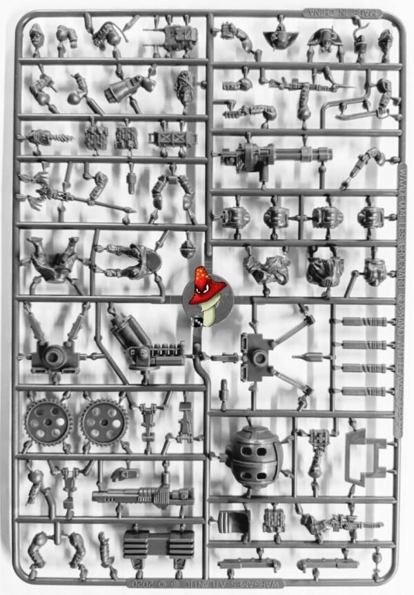 Wargames Atlantic 28mm Les Grognards Command and Heavy Support Sprue - Image 11