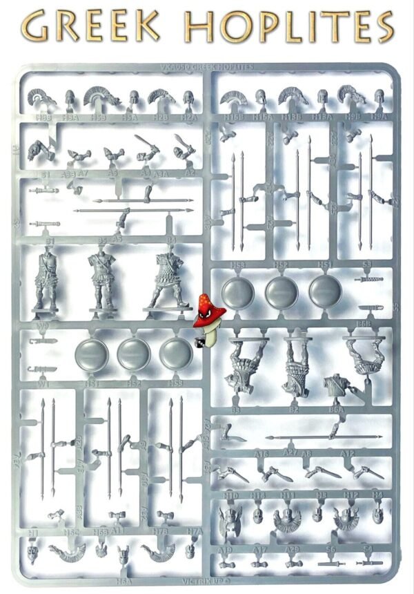 Victrix Greek Hoplites 28mm 1/56 scale 1 x Sprue historical Greek & Persian Wars - Image 21