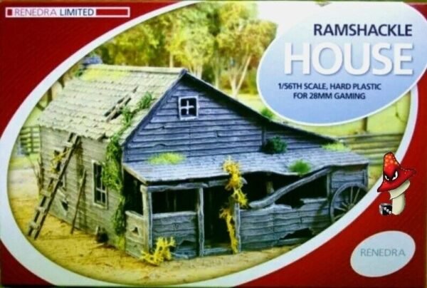 Ramshackle House Renedra Wargames Scenery Terrain 28mm 1/56th Scale unboxed