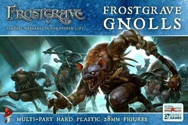 Gnolls Frostgrave 28mm 1/56 scale figures FGVP03 DnD  1 x Plastic Sprue unboxed