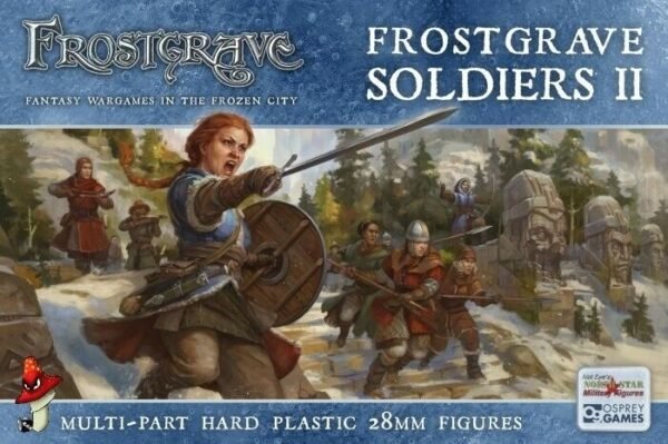 Frostgrave Female Soldiers II  1 X Plastic Sprue unboxed 28mm 1/56 scale figures