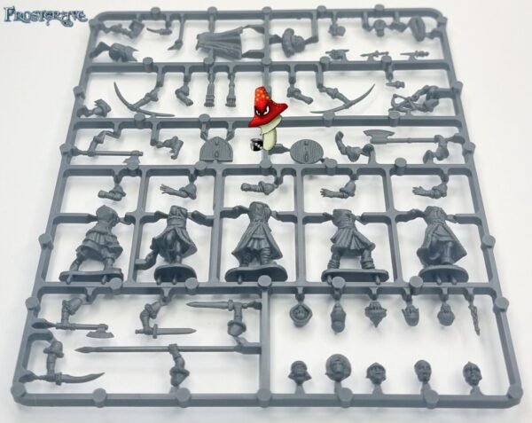 Frostgrave Female Soldiers II  1 X Plastic Sprue unboxed 28mm 1/56 scale figures - Image 9