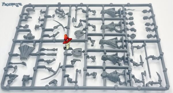 Frostgrave Female Soldiers II  1 X Plastic Sprue unboxed 28mm 1/56 scale figures - Image 12