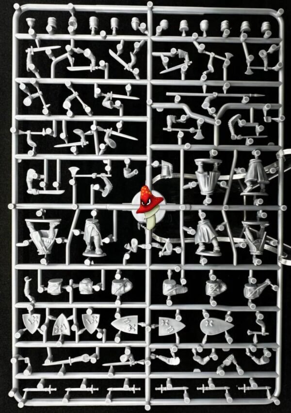 Foot Knights (1150-1320) Wargames Atlantic  28mm 1/56 1 x Plastic sprue Unboxed - Image 19