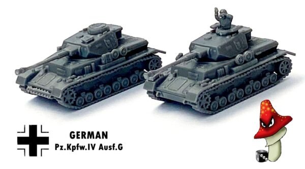 Victrix 6 x Panzer IV G 12mm 1:144 scale WWII Tanks VG12023 Sprues & Tranfers - Image 6